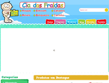 Tablet Screenshot of ciadasfraldas.com.br
